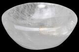 Polished Clear Quartz Bowl - Madagascar #204950-1